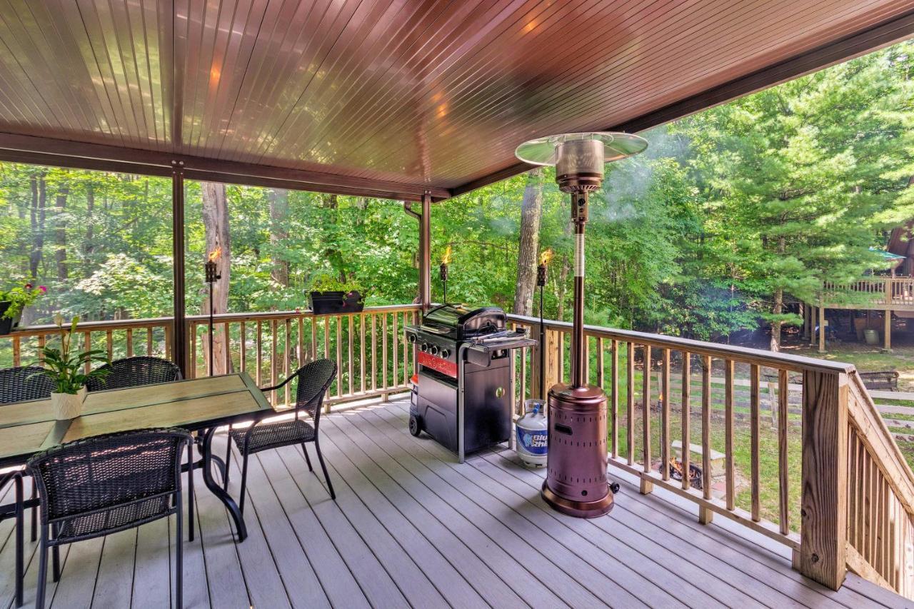 Beech Mountain Home With Covered Deck, Near Skiing! المظهر الخارجي الصورة