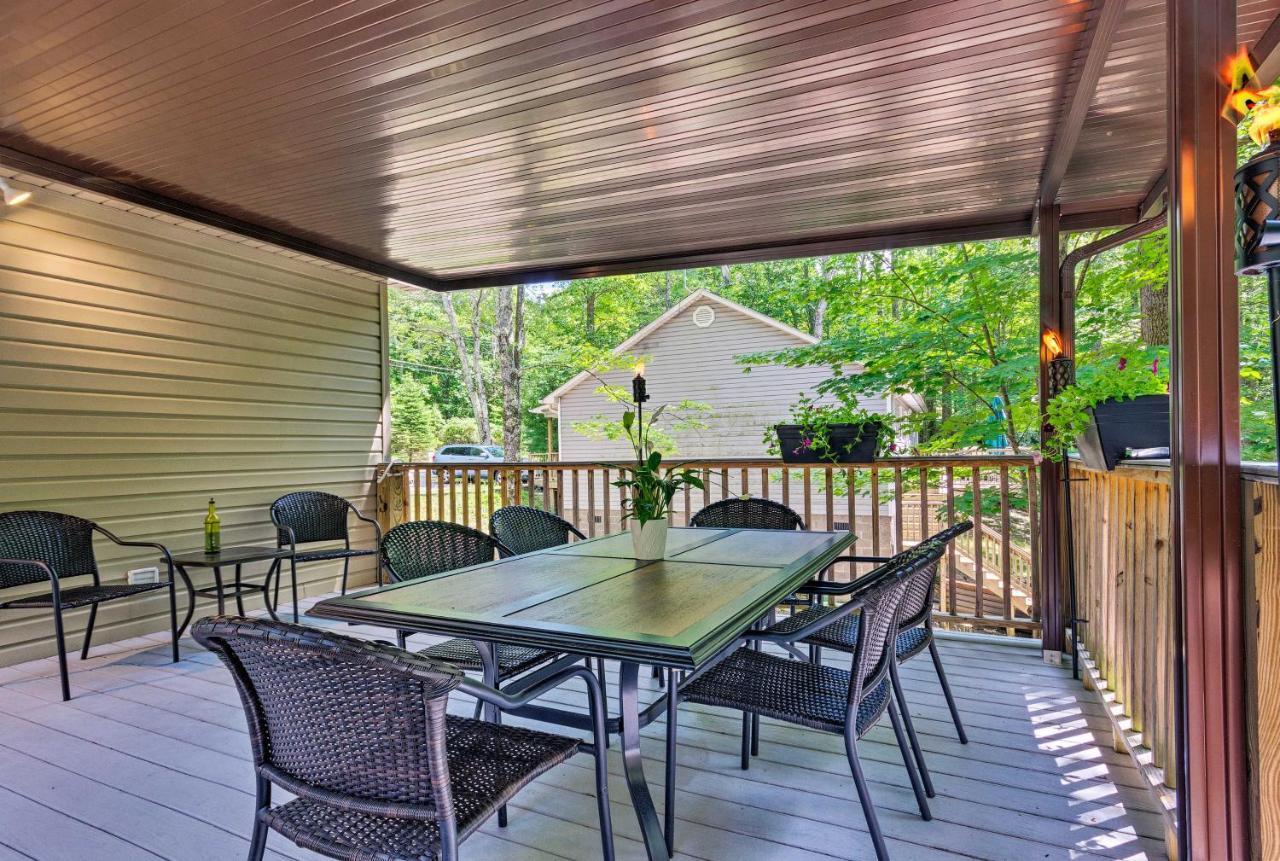 Beech Mountain Home With Covered Deck, Near Skiing! المظهر الخارجي الصورة
